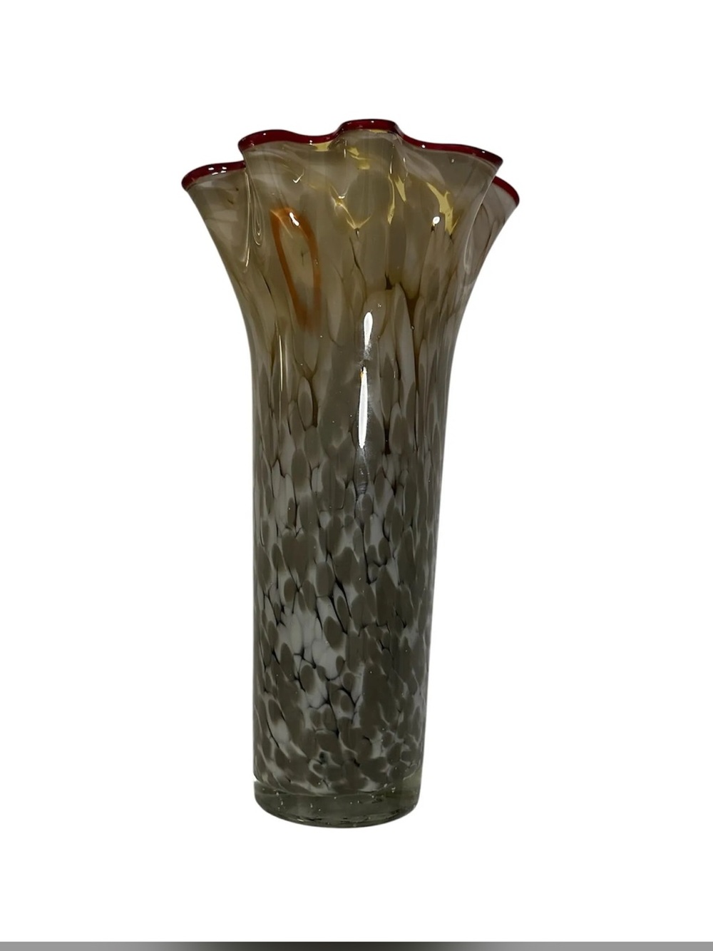 VTG Hand Blown Art Glass Vase